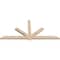 Ekena Millwork Kennewick Smooth Timber Gable Bracket, Douglas Fir, 108"W x 49"H x 3 1/2"D x 5 1/2"F, 11/12 Pitch GBW108X49X0406KEN00SDF - alternate 5